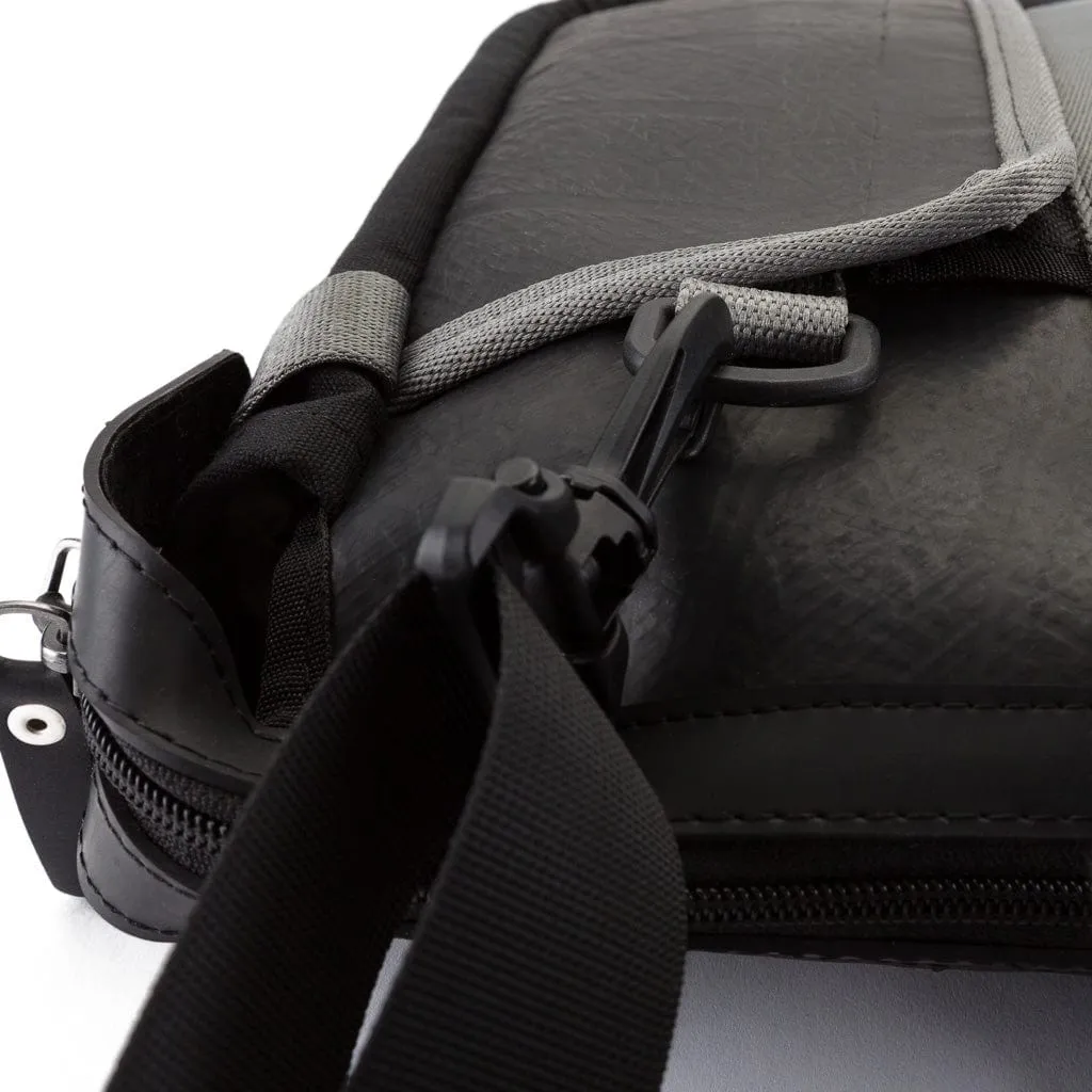 Upcycled Handmade Rubber Laptop Bag: Sustainable Style