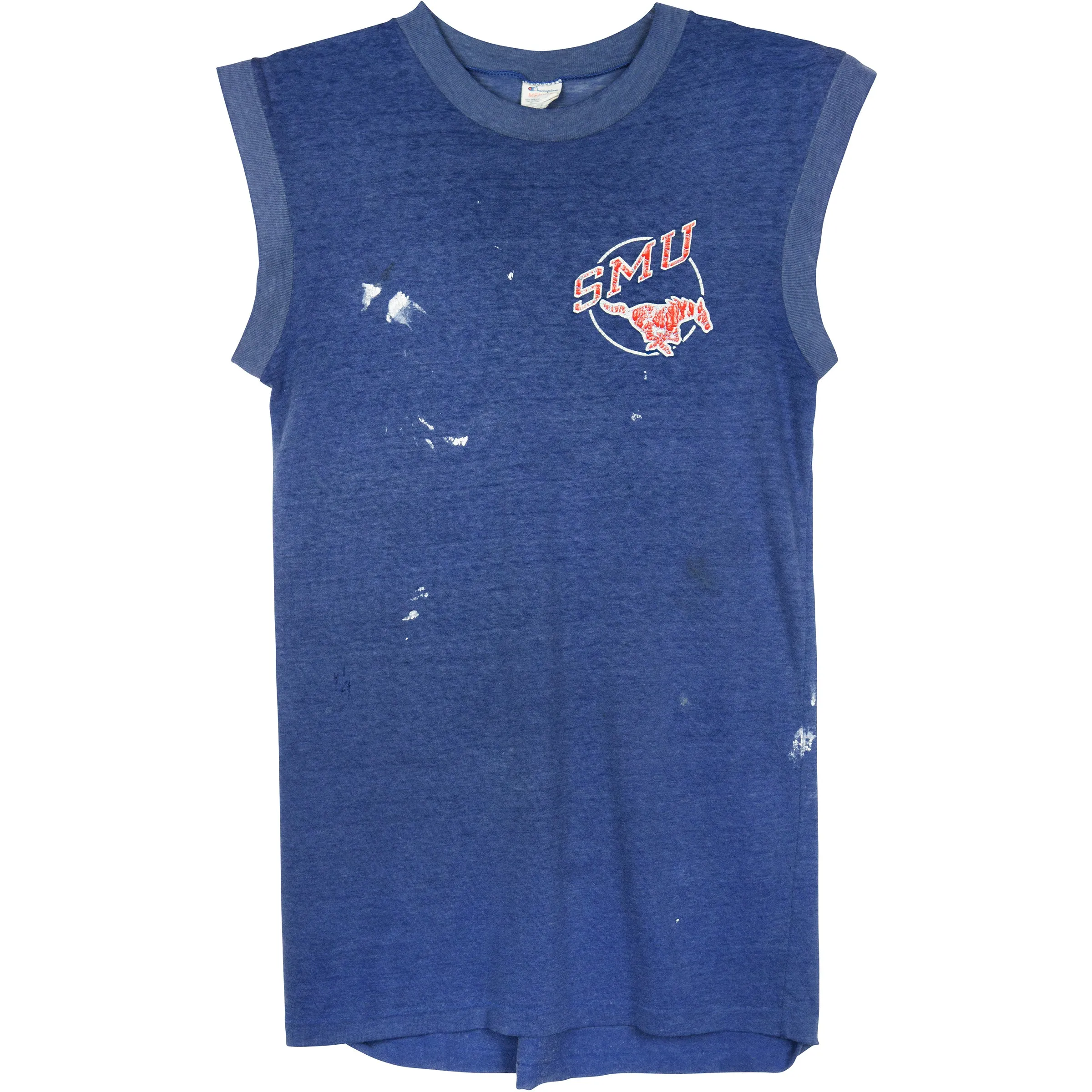 VINTAGE SMU CHAMPION MUSCLE TEE